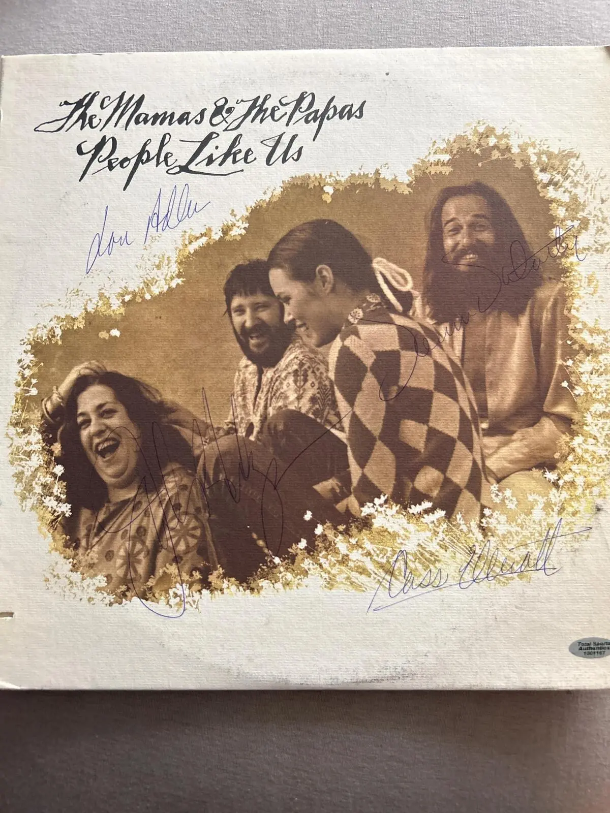 The Mamas & The Papas Signed Autograph Vinyl Records - Featuring Cass Elliott, Dennie Doherty, Produced by Lou Adler, COA Included