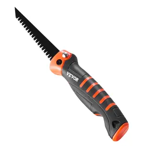 VEVOR Folding Jab Saw 5 in Foldable Jab Saw with Soft Grip Handle for Drywall PVC