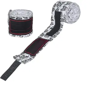 180-Inch Elastic Hand Wraps for Boxing & MMA – Professional-Grade Bandages for Men & Women (Pair)