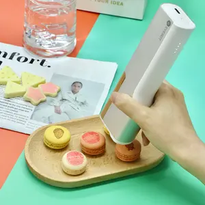 Evebot Handheld Food-grade PrintPen Portable Mini Coffee PrintPen Latte Art Macaron Cookie Cake Dessert DIY Design Holiday Gifts