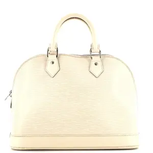 Pre-owned Louis Vuitton Leather Top Handle Bags Alma Handbag Epi PM by Rebag