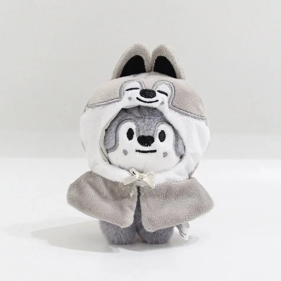13cm Collectible Wolf Plushie | Soft Stuffed Animal Keychain Doll, Adorable Cartoon Pendant, Perfect Gift for Plush Toy Lovers