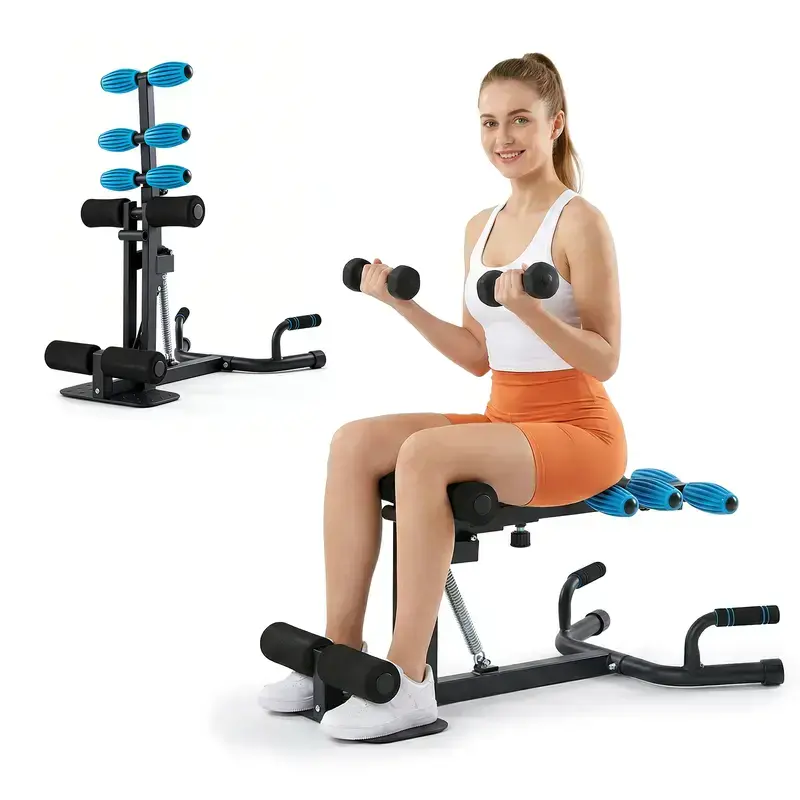 Deep Squat Machine for Glutes Legs and Core Strength Adjustable Home Gym Fitness Equipment Durable Compact Design Easy Assembly Full Body Workout