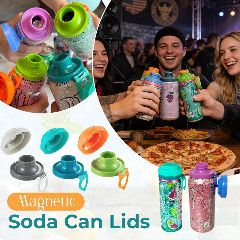 Portable Can Lids — Magnetic Soda Can Lids (3-Pack)