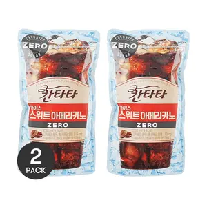 LOTTE Korea Canta Caffe Iced Americano 230ml  Each Pack of 2 Zero Sugar Zero Fat Convenience Store Style