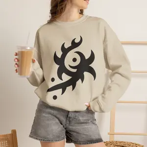 Dolphin Tribal Y2K Crewneck Sweater US Seller Unisex