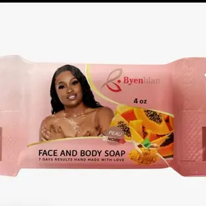 Byen Nwa Soap 1 PCS - Beighten Soap Tools for Face and Body Care - 4 oz - Hand Made with Love - Peau Noire