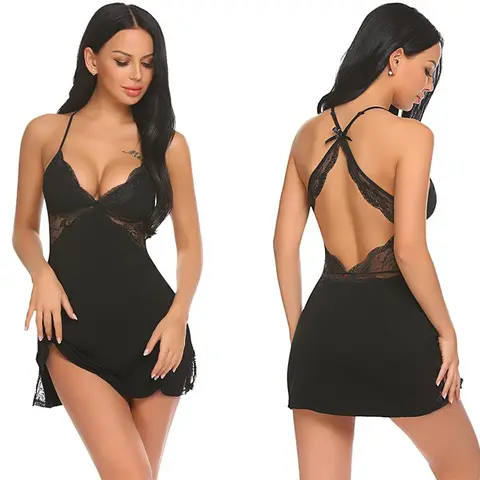 Avidlove Women Lingerie  Lace Chemise Sleepwear Nightgown Bodysuit Lingerie  nightgown New Year Valentine's Day Birthday Gifts