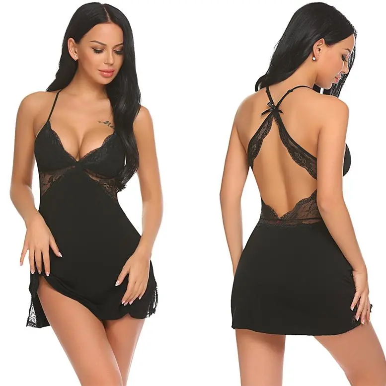 Avidlove Women Lingerie Lace Chemise Sleepwear Nightgown Bodysuit Lingerie nightgown New Year Valentine's Day Birthday Gifts