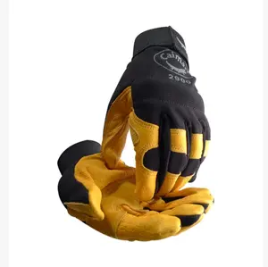 Caiman 2900  Grain Palm and Knuckle Protection Mechanics Gloves