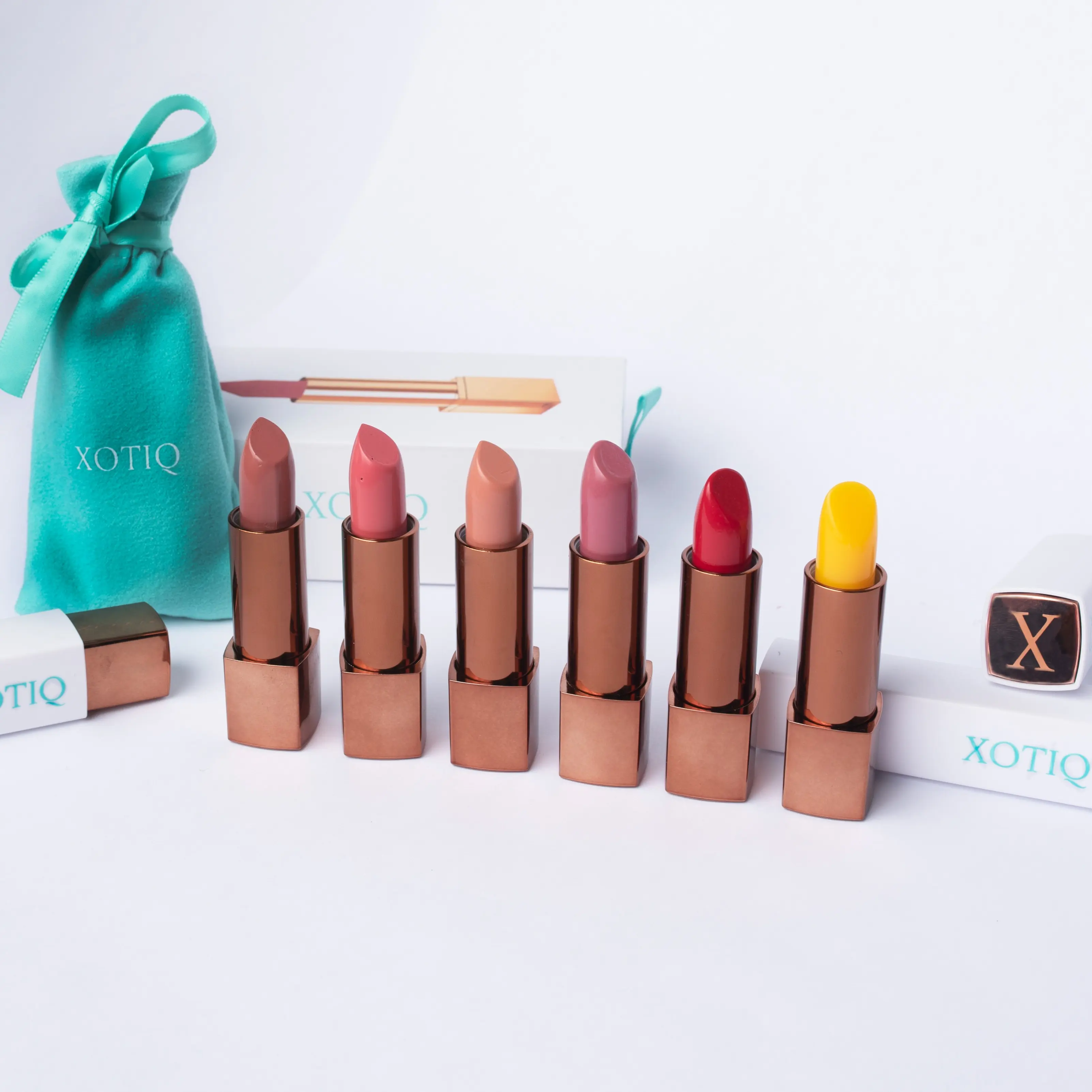 XOTIQ Premium Organic Vegan Lipcare Collection Cosmetic Gloss Lipgloss Lipstick Makeup