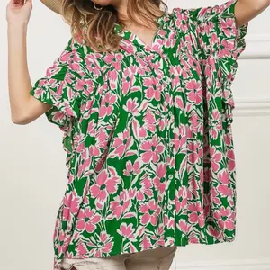 Jade Floral Top