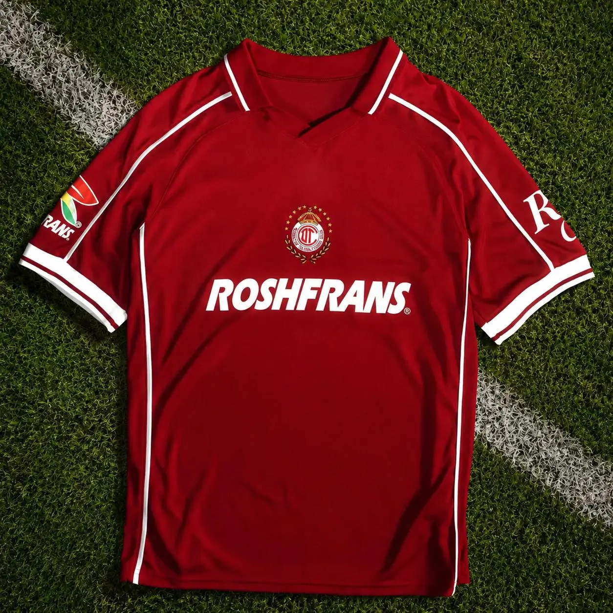 Red Toluca Home Soccer Shirt 2026-27, Quick-Dry Short Sleeve Soccer Jersey, Breathable Game Day Sports Top, Liga MX Fan Gear