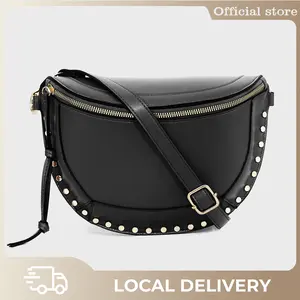 Heavy Duty Rivet Chest Bag Waist Bag Fashion Casual Large Capacity Crossbody Bag