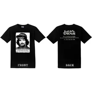 Suicidal Tendencies SxT Charlie T-Shirt Menswear Top - Metal Punk - Black Crewneck Short Sleeve Hanes Quality Tee with Free Sticker
