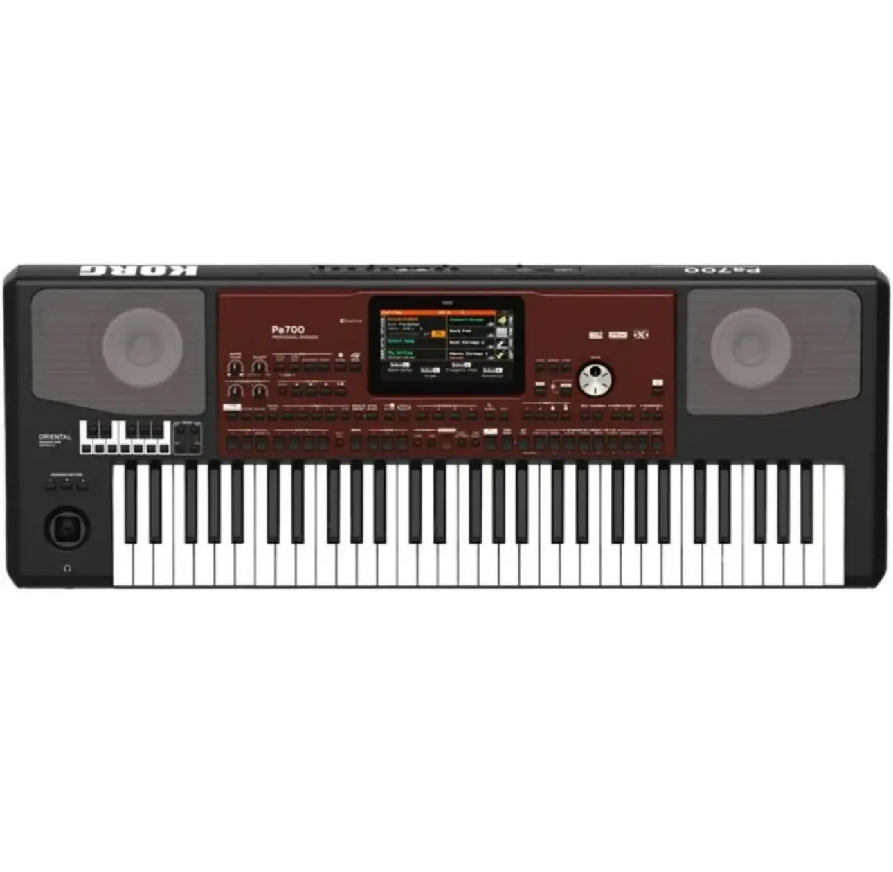 Korg PA700 Digital Keyboard with 61 Keys, Built-in Speakers, and USB Connectivity for Music Production