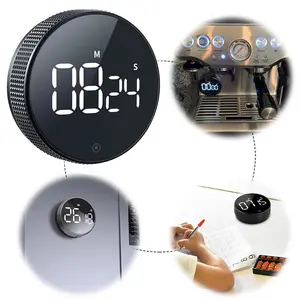Adjustable Angle LED Kitchen Timer – Rotating Countdown Clock with Magnetic Back & Large Digital Display