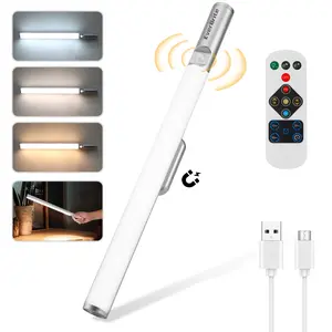 #fathersdaygift EverBrite 78LED Under Cabinet Lighting, Motion Sensor Light with Remote Control, 3 Color Temperatures & Magnetic Dimmable Closet Lights, Under Counter Lights for Kitchen, Hallway, 200 Lumen
