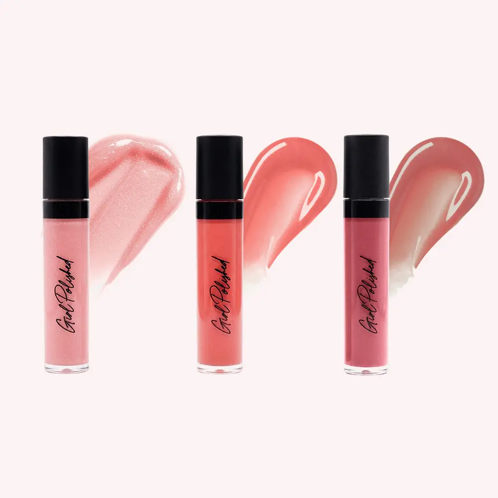 Girlpolished Hint of Mint Mini lip gloss-hydrating spearmint lip gloss (travel size)