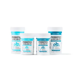 NatureWise Probiotics + Prebiotics - 70 Billion CFU & 60 Billion CFU - Supplement for Digestive Support Edible Dietary Healthcare Vitamin