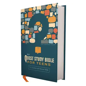 NIV, Quest Study Bible for Teens, Hardcover, Navy, Comfort Print: The Question and Answer Bible by Christianity Today Intl.||Zondervan [Hardback Book]