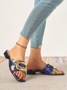 Elegant Women's Retro Snake Print Sandals, Comfortable Fashion Casual Beach Shoes, Medium Width Square Toe, Artificial Leather, Tpu Sole