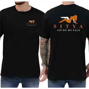 Sit On My Face Funny T-Shirt - SITYA Shirt Military, Graphic Prints Tops, For Men, For Women,  Top Menswear