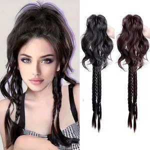Gorgeous Braided Synthetic Ponytail: Add Instant Volume and Style!