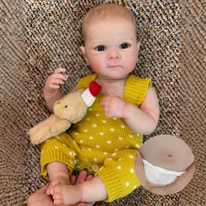 20Inch Bettie Girl Whole Body Vinyl Reborn Dolls 3D Painted Bebe Reborn Dolls With Painted Hair Doll Toys For Family's Christmas/New Year/Birthday Gift Muñecas Reborn