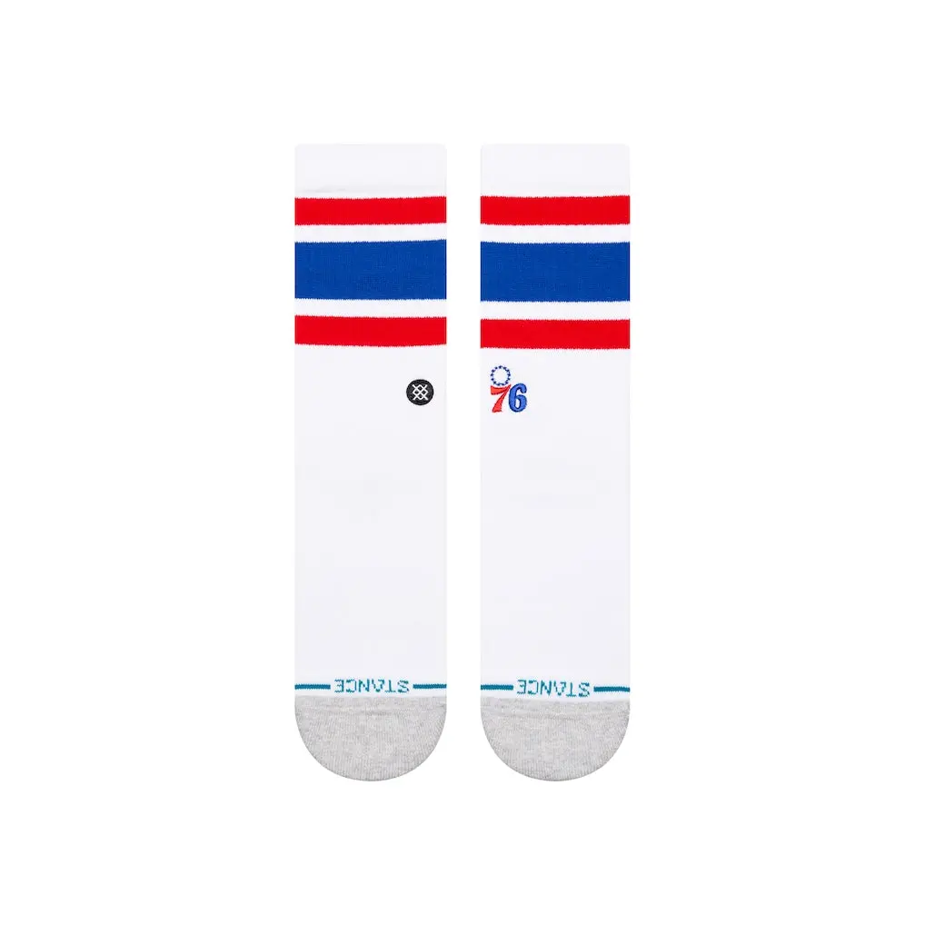 Stance NBA 2024 Tube Crew Socks - Large - PHILADELPHIA 76ERS