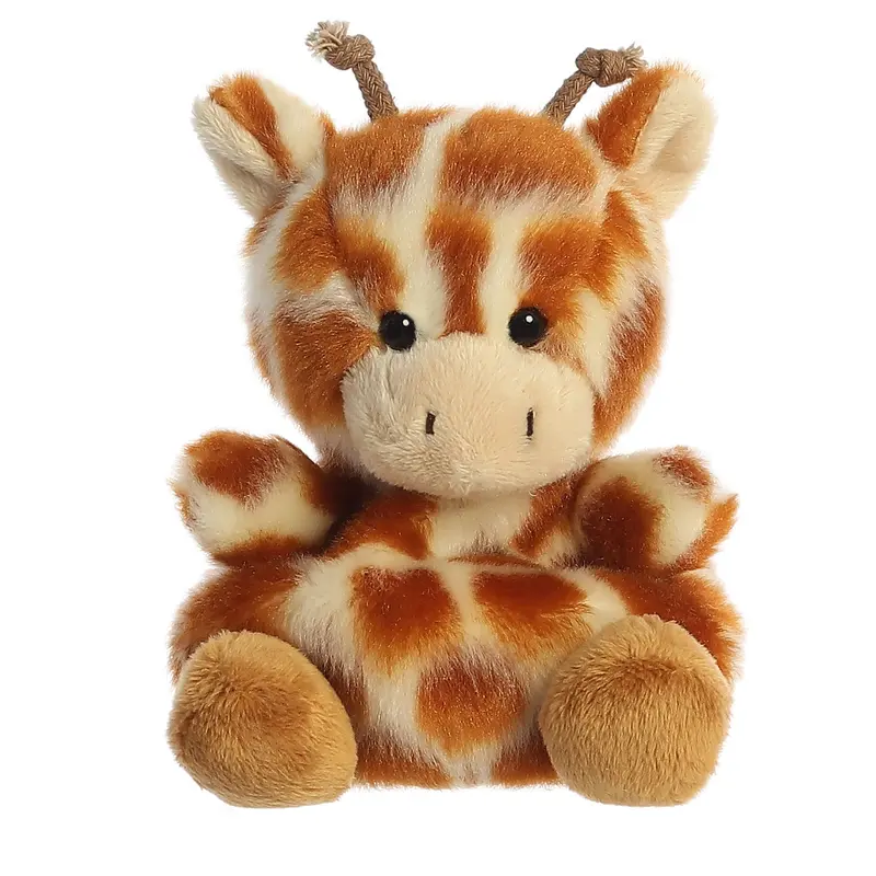 Palm Pals Adorable Safara Giraffe Brown Soft Plush Collectable Stuffed Animal