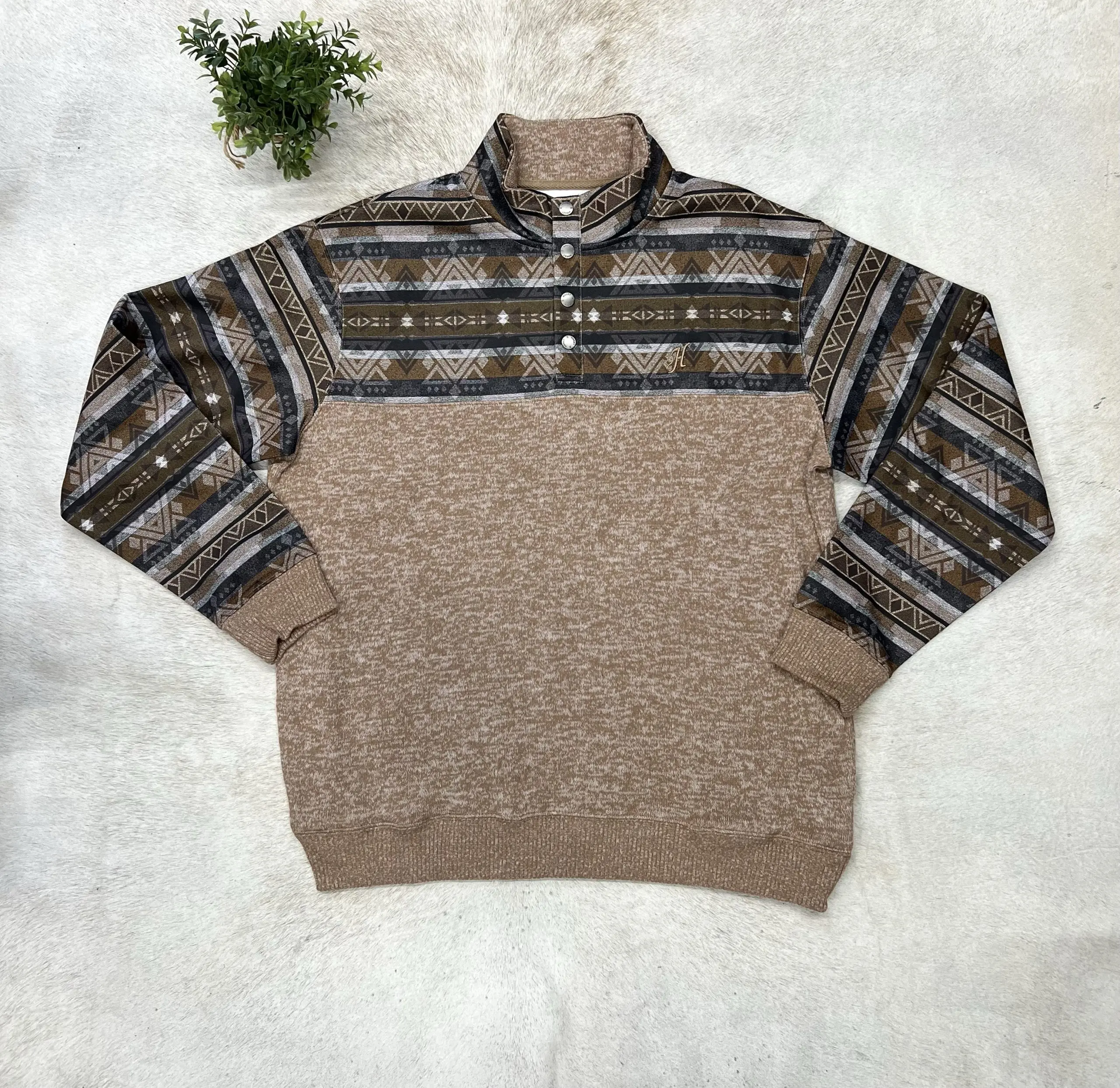 Hooey Mens Tan Pullover "Stevie"