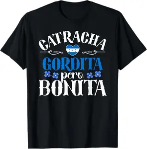100% Cotton Catracha Latina Funny Honduras Woman Honduran Girl T-Shirt