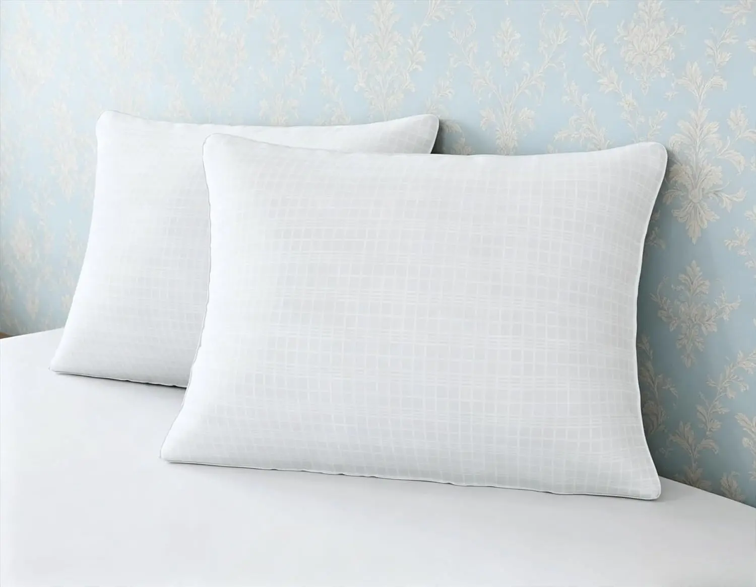 Combo Pillow Set of 2 – Soft & Comfortable Bed Pillows for Sleeping, Breathable Everyday Home Pillow Pack