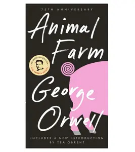 Animal Farm: 75th Anniversary Edition Mass Market Paperback – Standard Edition, April 6, 2004, Book lover,  Literature & Fiction Book, gift for reader