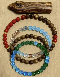 bracelets different material ones,crystal bracelets different size all have