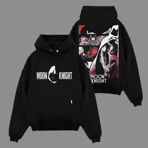 Moon Knight Red MCU Lightweight Cotton Hoodie Sweater T-Shirt, The Moon Knight Hoodie Sweater T-Shirt , Retro Comic Hoodie Sweater T-Shirt , Gift Hoodie Sweater T-Shirt , Comic Outfit