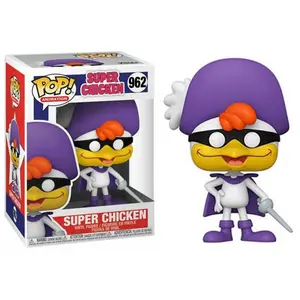 Funko Pop! Super Chicken 962 Vinyl Figure in PopShield Protector