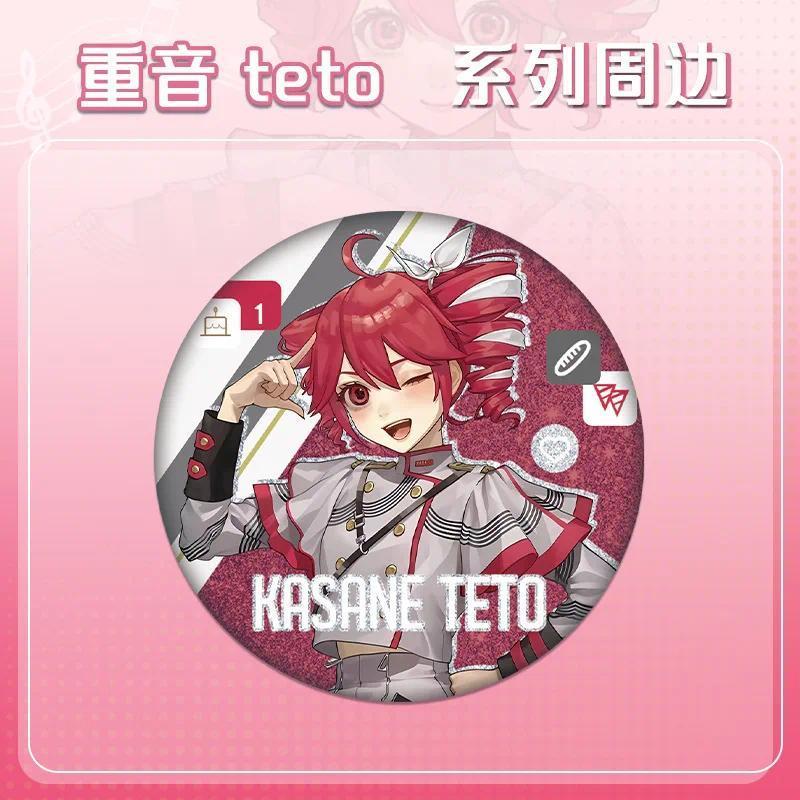 Formula Server Kasane Teto Acrylic Stand Figure Project Virtual Idol Anime Keychains Cute Delicate Card Brooch Room Desk Decor