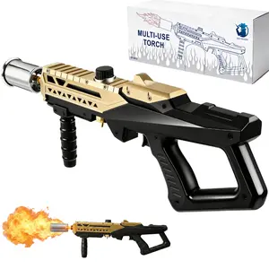 Kitchen Torch, Propane Torch Blow Torch, Food Culinary Torch for Outdoor Cooking, Campfire Starter Grill Torch, BBQ Torch for Steak & Creme Brule Christmas Gift Ideas (Tank Not Included)