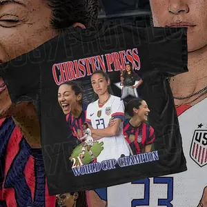 Christen Press Shirt US Womens Soccer Team World Cup Champion Alex Morgan Shirt