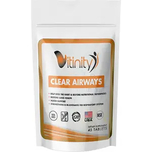 Clear Airways Lung and Respiratory Health 2 in 1 Pills