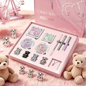 Beginner's makeup set Lip color eyebrow pencil eye black eyebrow dye powder powder blusher face repair eye shadow Valentine's Day Mother's Day gift