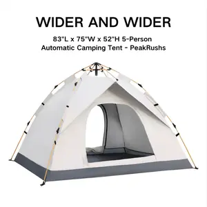 4-5 Person 86.8"L x 53.2"W x 78.8"H Automatic Quick-Opening Tent - Portable Multi-Function Outdoor Camping Tent
