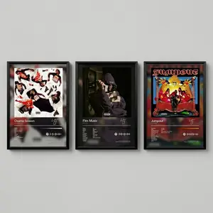 Osamason Poster 3 Pack - Album Wall Cover Art - Underground -  Minimal Arts - Dorm Room Decor - Music Lover Gift - Lil O, Flex Musix #32 Decorative Wall Art Street Art Print