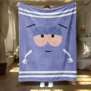 Cartoon Pattern Blanket, 1 Count Soft Throw Blanket, Air-conditioned Room Blanket, Room Accessories Warm Nap Blanket for Home Office Travel Camping,Thin Blanket Dream Workshop