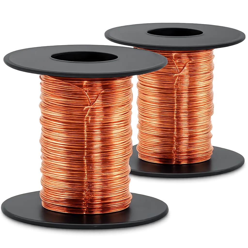 200ft 24 Gauge 99.9% Pure Soft Bare Copper Wire 2 Rolls 0.51mm Bendable Craft Wire for Electroculture Gardening, Jewelry Making, DIY Crafts, Beading, Floral Arrangements, Science Projects
