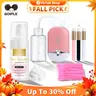 【SUMMER VIBES】3.38oz Lash Shampoo Kit for Eyelash Extensions & Gentle Mousse Cleanser & Mini Pink Handheld Fan - Easy for Beginners & Makeup Care