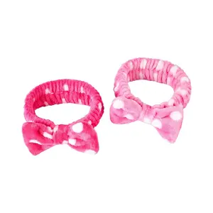 [Ruby Vibe Co] Pure Comfort Spa Headband, Soft Microfiber Headbands for Face Wash, Makeup and Skincare