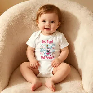 Baby girl romper pure cotton minimalist abstract animal theme print daily wear